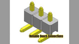 Rechthoekige pin-header 2,54 mm bordconnector