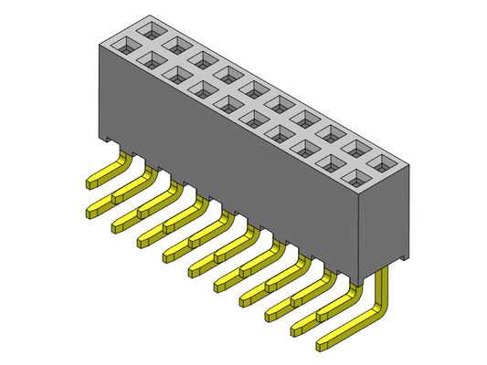 2*2 PIN To 2*40 PIN Dip Connectors 2.00mm het Dubbele TYPE van Rijr/a Onderdompeling