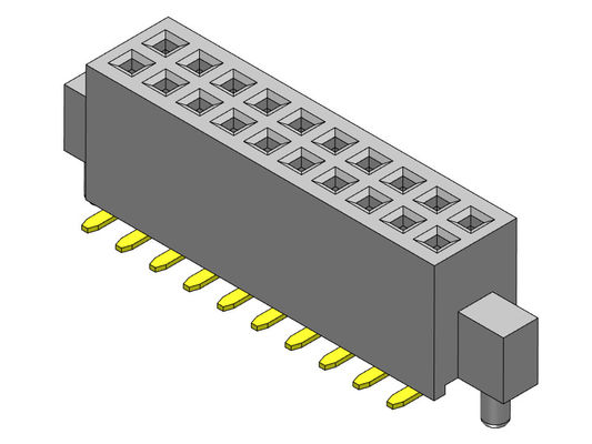 Vrouwelijke Kopbalschakelaar 1.27mm Dubbele Rij met Buil &amp; het Type van Pinnensmt - 2 *4 PIN To 2*50PIN H=4.40mm