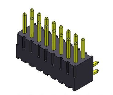 2.54mm Enig Rijr/a TYPE Pin Header Connector 2*2 PIN To 2*40PIN H=7.40MM