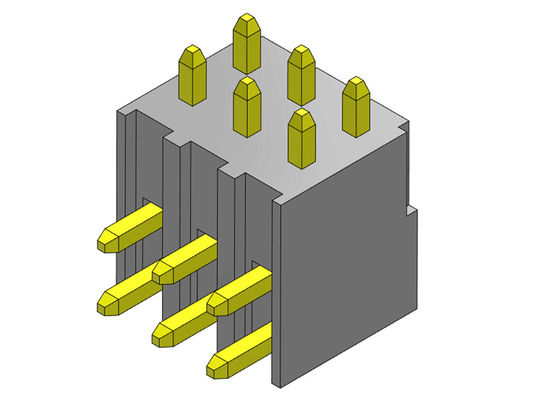 2.54mm Enig Rijr/a TYPE Pin Header Connector 2*2 PIN To 2*40PIN H=7.40MM