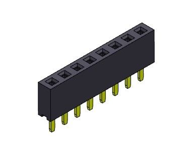 2.54mm van de de Kopbalschakelaar van PCB het Type van de Rijonderdompeling Enige Schakelaar 1*2 PIN To 1*40PIN