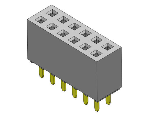 Vrouwelijke Kopbalschakelaar 2.54mm het Dubbele TYPE van Rijonderdompeling - 2 *2 PIN To 2*40PIN H=8.50mm