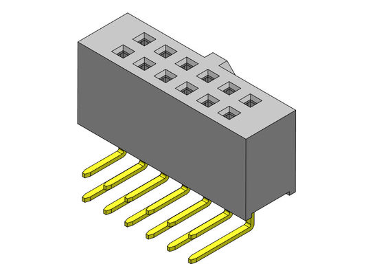 Dubbel Rijr/a TYPE Vrouwelijk Pin Connector 2,54 Mm 2*2 PIN To 2*40PIN H=8.50mm