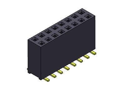 Vrouwelijke Kopbalschakelaar 2.54mm het Dubbele TYPE van Rijsmt - 2 *2 PIN To 2*40PIN H=11.00mm