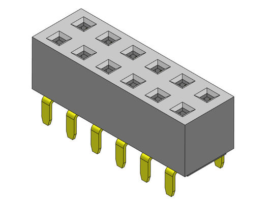 Vrouwelijke Kopbalschakelaar 2.54mm Dubbel Rij Dubbel Invoertype - 2 *2 PIN To 2*40PIN H=5.00mm
