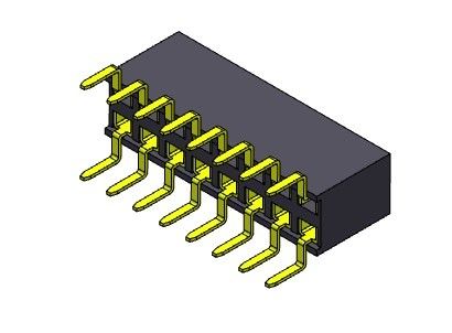 Vrouwelijke Kopbalschakelaar 2.54mm Dubbel Rij Dubbel Invoertype - 2 *2 PIN To 2*40PIN H=7.10mm