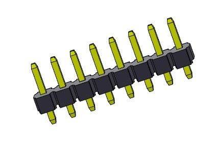 Pin Header Connector 3.96mm het Enige TYPE 1 *2 PIN To 1*24PIN H=3.18MM van de Rijonderdompeling