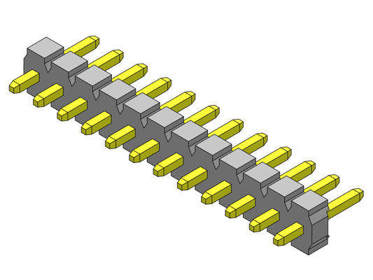 Pin Header Connector 3.96mm het Enige TYPE 1 *2 PIN To 1*24PIN H=3.18MM van de Rijonderdompeling