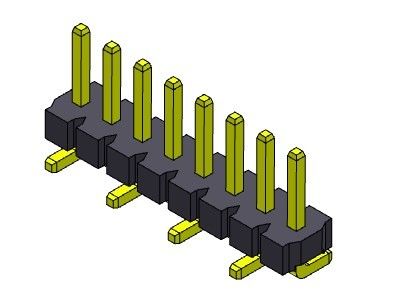 Pin Header Connector 3.96mm het Enige TYPE 1 *2 PIN To 1*24PIN H=3.18MM van Rijsmt