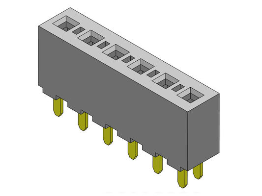 Vrouwelijke Kopbalschakelaar 3.96mm het Enige TYPE 1 *2 PIN To 1*24PIN H=8.89mm van de Rijonderdompeling