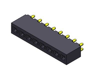 Vrouwelijke Kopbalschakelaar 3.96mm het Enige TYPE 1 *2 PIN To 1*24PIN H=8.89mm van de Rijonderdompeling