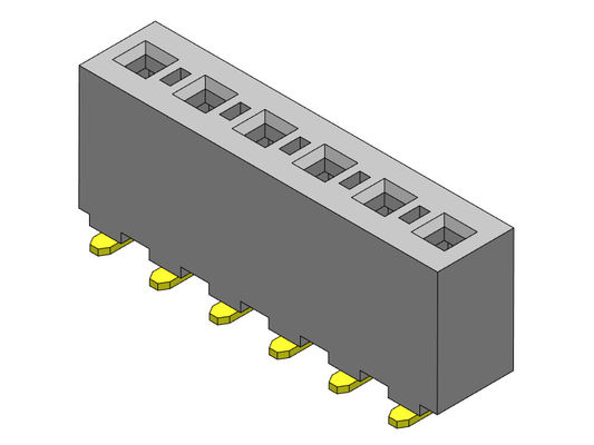 3.96mm Dubbele de Kopbalschakelaar 2*2 PIN To 2*24PIN H 8.89mm van PCB van Rijsmt