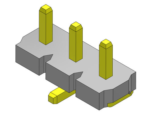 Pin Header Connector 5.08mm het Enige TYPE 1 *2 PIN To 1*20PIN H=2.54MM van Rijsmt