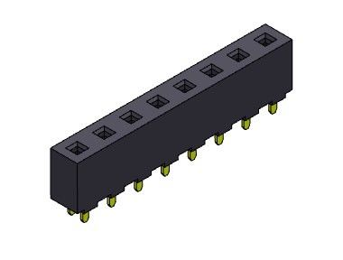Vrouwelijke Kopbalschakelaar 5.08mm het Enige TYPE 1 *2 PIN To 1*20PIN H=8.90mm van de Rijonderdompeling