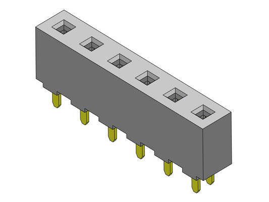 Vrouwelijke Kopbalschakelaar 5.08mm het Enige TYPE 1 *2 PIN To 1*20PIN H=8.90mm van de Rijonderdompeling
