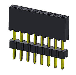 Vrouwelijke Kopbalschakelaar 2.00mm Enig Rij Opgeheven Type 1 *2 PIN To 1*40PIN