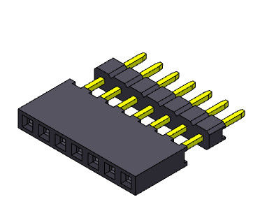 Vrouwelijke Kopbalschakelaar 2.00mm Enig Rij Opgeheven Type 1 *2 PIN To 1*40PIN