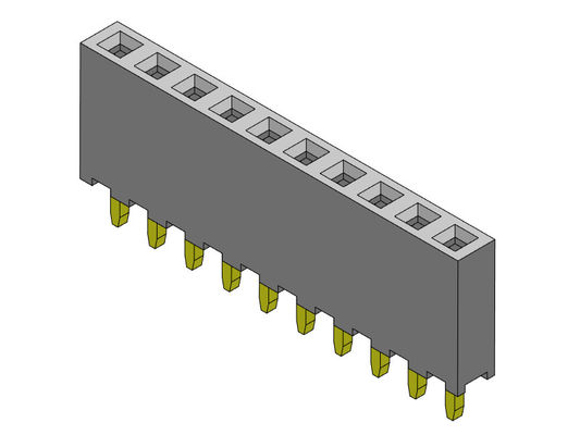 Vrouwelijke Kopbalschakelaar 2.00mm het Enige TYPE 1 *2 PIN To 1*40PIN H=6.35mm van de Rijonderdompeling