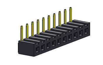 Vrouwelijke Kopbalschakelaar 2.00mm het Enige TYPE 1 *2 PIN To 1*40PIN H=4.30mm van de Rijr/a Onderdompeling