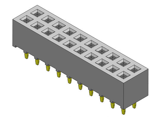 2*2 PIN To 2*40 PIN Header Pcb Connector 2.00mm het Dubbele TYPE van Rijonderdompeling