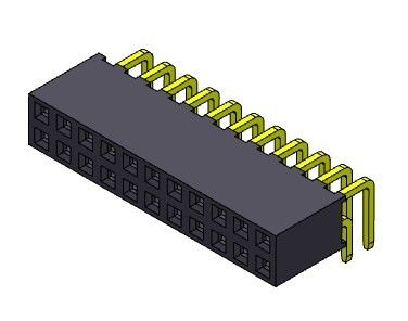 2*2 PIN To 2*40 PIN Dip Connectors 2.00mm het Dubbele TYPE van Rijr/a Onderdompeling