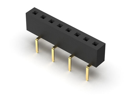 2.00mm Enig van de de Kopbal Dubbel Ingang van de Rij Vrouwelijk Contactdoos de ONDERDOMPELINGStype 1 *2 PIN To 1*40PIN