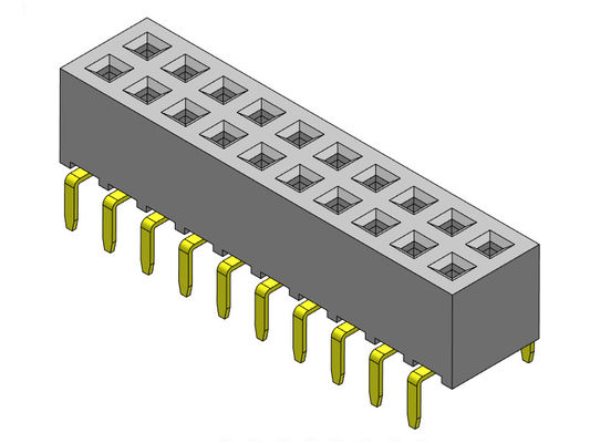 ONDERDOMPELINGStype de Kopbalcontactdoos 2.00mm van Pin Female Header Connector Female Dubbele Rij