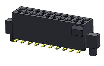 Vrouwelijke Kopbalschakelaar 1.27mm Dubbele Rij met Buil &amp; het Type van Pinnensmt - 2 *4 PIN To 2*50PIN H=4.40mm