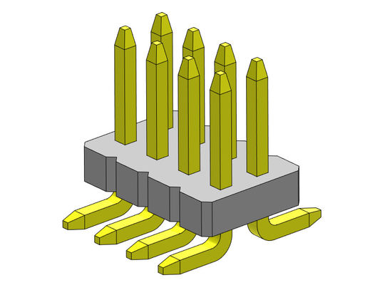 Dubbele Rij Pin Female Header Connector 2*3 PIN To 2*50PIN SQ0.40mm