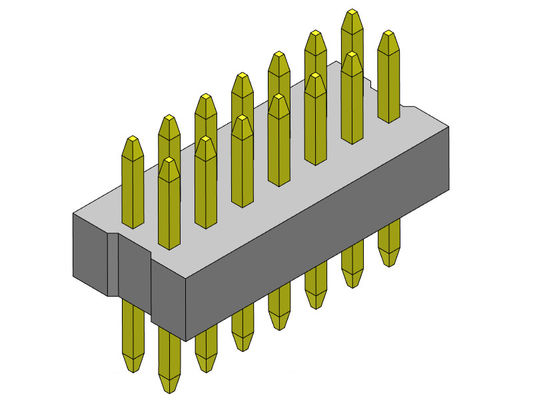 1.00mm het Dubbele Rechte Type van Rijschakelaar - 2 *3 PIN To 2*40PIN