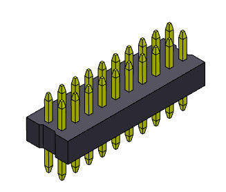 1.00mm het Dubbele Rechte Type van Rijschakelaar - 2 *3 PIN To 2*40PIN
