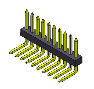 1.00mm Pin Female Header Connector R/A Pin Electrical Connectors 1*2 PIN To 1*40PIN