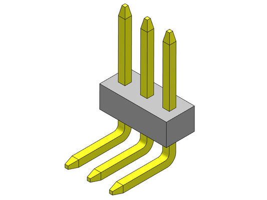 1.00mm Pin Female Header Connector R/A Pin Electrical Connectors 1*2 PIN To 1*40PIN
