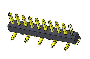 1.00mm het Enige Type 1 *2 PIN To 1*40PIN van Rijpin female header connector SMT