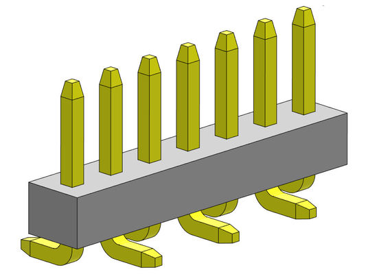 1.00mm het Enige Type 1 *2 PIN To 1*40PIN van Rijpin female header connector SMT