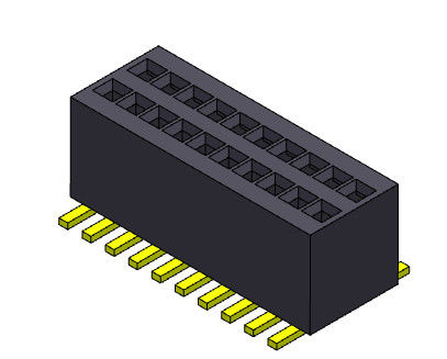 0.80mm het Dubbele Wijfje van Rijsmt aan Vrouwelijk Pin Header 2*3 PIN To 2*50PIN