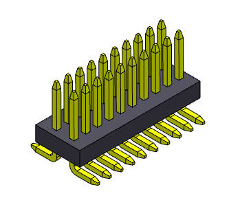 Hoogte 0.8*1.2mm 2*3 PIN To 2*50 PIN Pin Female Header Connector 0.8mm Dubbele Rij