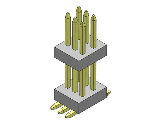2*3 PIN To 2*50 PIN Pin Header Connectors 0.80mm Dubbele Rijstapel Recht SMT