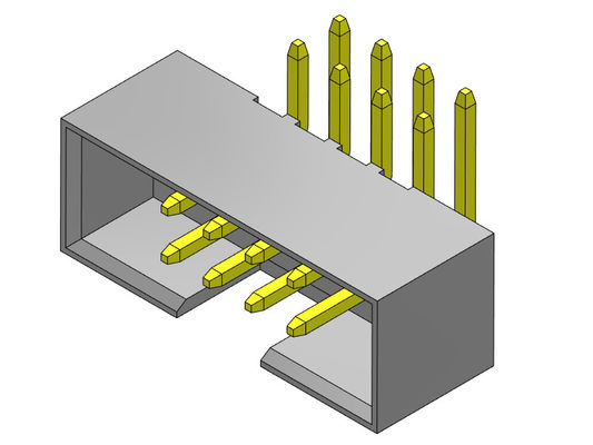 2AMP 2mm Hoogtevakje Rechte hoektype van de Kopbal Dubbel Rij - 2 *8-2*25Pin