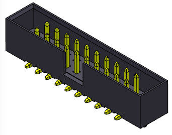 2*8-2*25Pin 2mm Vakje Type van SMT van de Kopbal2amp het Dubbele Rij met Pinnen