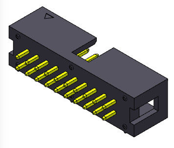 Dubbele Rij Rechte Onderdompeling 2.54mm Vakje Kopbal 2*3-2*32Pin 600V AC/DC