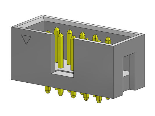 Dubbele Rij Rechte Onderdompeling 2.54mm Vakje Kopbal 2*3-2*32Pin 600V AC/DC
