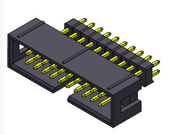 2.54mm Vakje hief de Dubbele Rij van de Kopbalschakelaar Recht Onderdompelingstype op - 2 *3-2*32Pin 3AMP