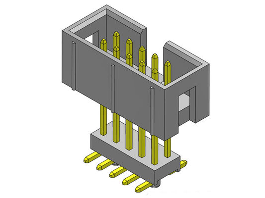 2*3-2*32 Pin Box Header 2.54mm Dubbel Rij Opgeheven SMT-Onderdompelingstype