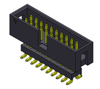 2*3-2*32 Pin Box Header 2.54mm Dubbel Rij Opgeheven SMT-Onderdompelingstype