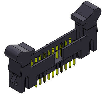Rechte Onderdompelingstype Nylon9T Vakje de Uitwerperkopbal 2.54mm 2*4-2*32Pin 3AMP van de Kopbalschakelaar