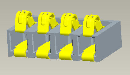 5.0AMP hoogte 4.25mm het Type van SMT van de Batterijschakelaar met Pinnen 5000 Cycli Min