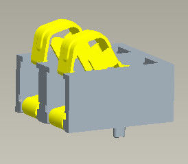 5.0AMP hoogte 4.25mm het Type van SMT van de Batterijschakelaar met Pinnen 5000 Cycli Min
