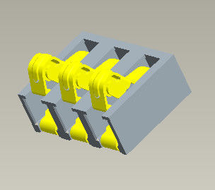 5.0AMP hoogte 4.25mm het Type van SMT van de Batterijschakelaar met Pinnen 5000 Cycli Min